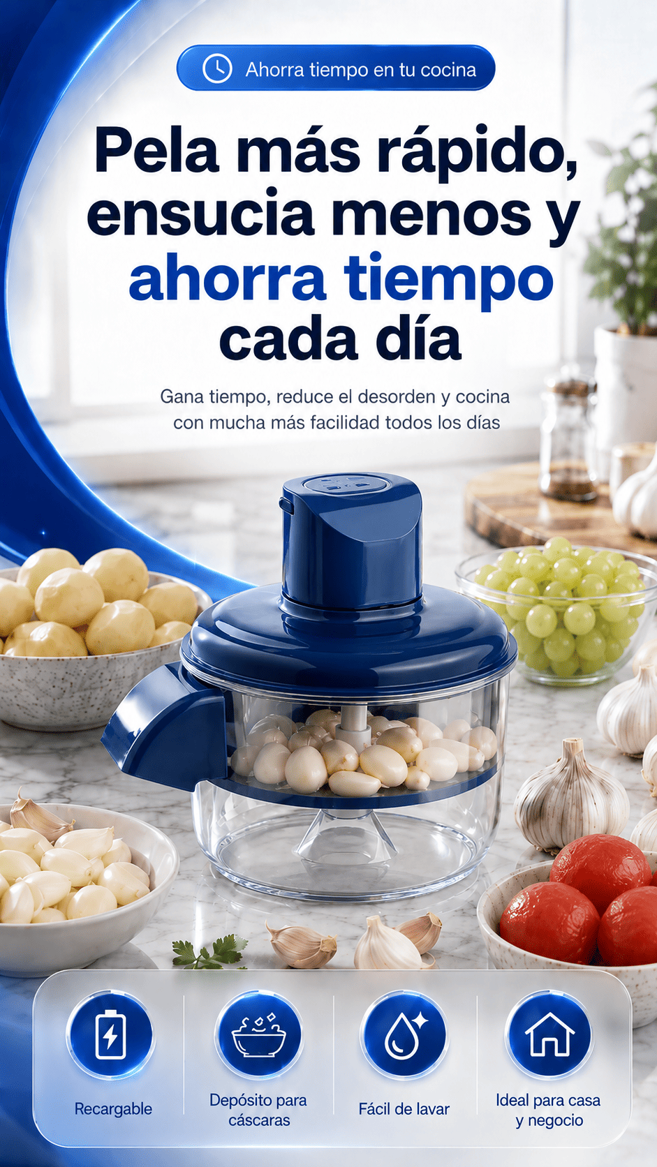 Pelador Universal - Ahorra Tiempo y Cocina Más Fácil